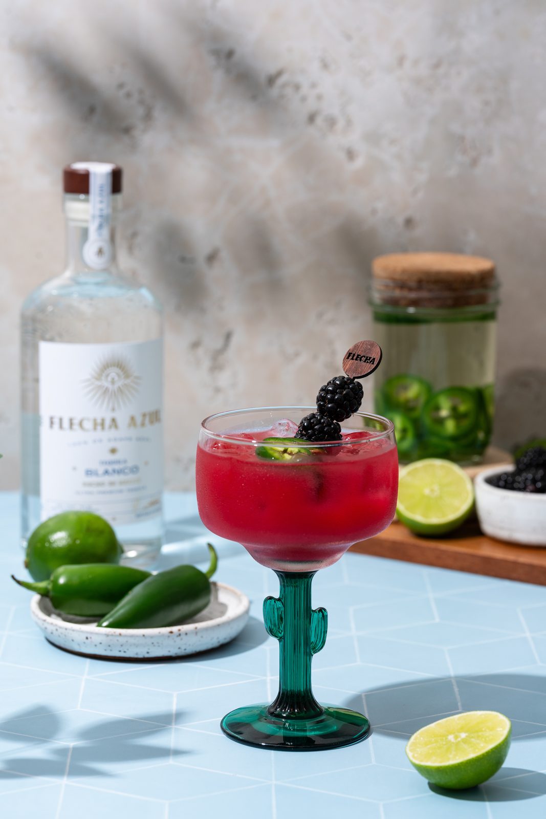 Spicy Blackberry Margarita